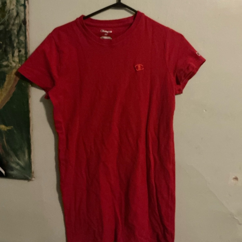 Champion Vibrant Red Tshirt dress